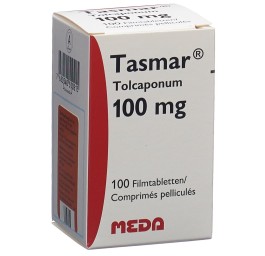 TASMAR cpr pell 100 mg fl 100 pce