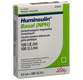 HUMINSULIN Basal susp inj p pen 5 cartouche 3 ml