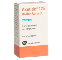AXOTIDE aéros doseur 125 mcg sans-CFC 120 dos