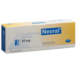 SANDIMMUN NEORAL caps 10 mg 60 pce
