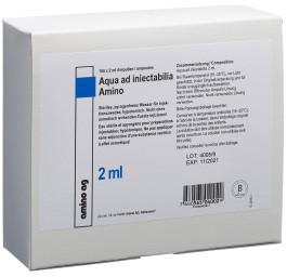 AQUA AD INJ Amino sol inj 2ml amp 100 pce