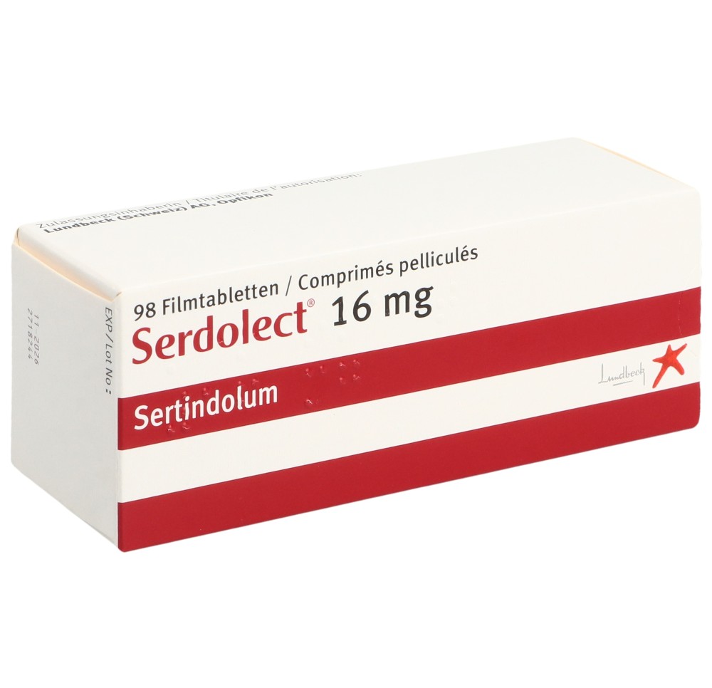 SERDOLECT cpr pell 16 mg 98 pce SERDOLECT cpr pell 16 mg 98 pce