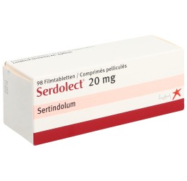 SERDOLECT cpr pell 20 mg 98 pce