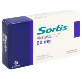 SORTIS cpr pell 20 mg 30 pce