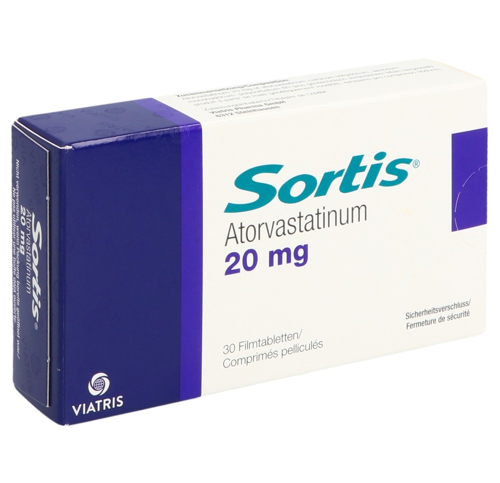 SORTIS cpr pell 20 mg 30 pce