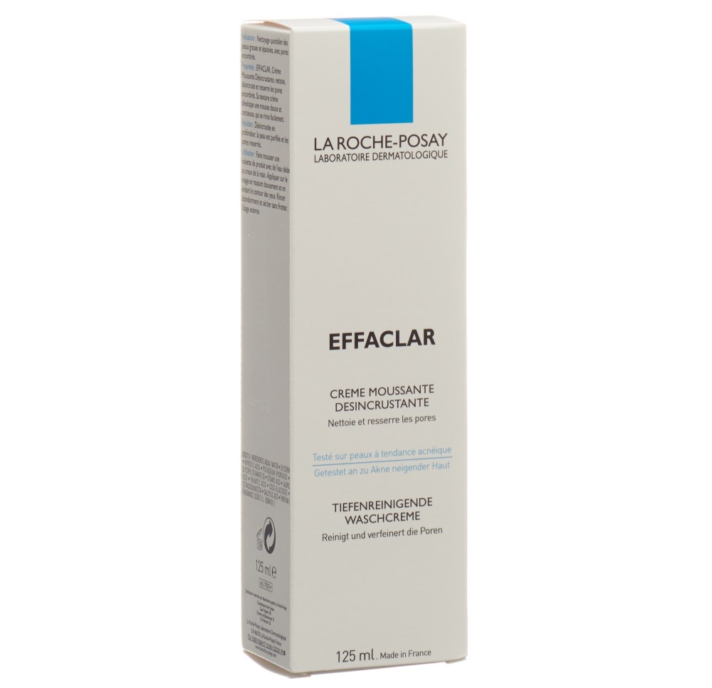 ROCHE POSAY Effaclar crème moussante désinc 125 ml ROCHE POSAY Effaclar crème moussante désinc 125 ml