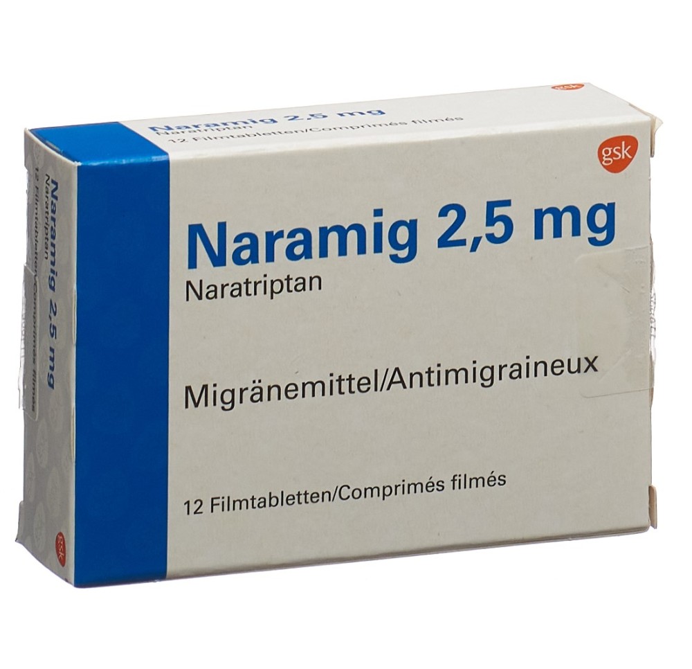 NARAMIG cpr pell 2.5 mg 12 pce