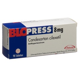 BLOPRESS cpr 8 mg 98 pce