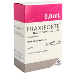 FRAXIFORTE 0.8 ml sol inj 10 ser pré 0.8 ml