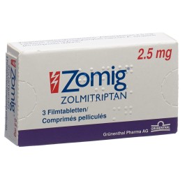 ZOMIG cpr pell 2.5 mg 3 pce