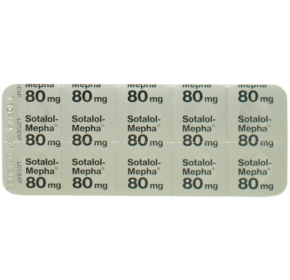 SOTALOL Mepha cpr 80 mg 100 pce