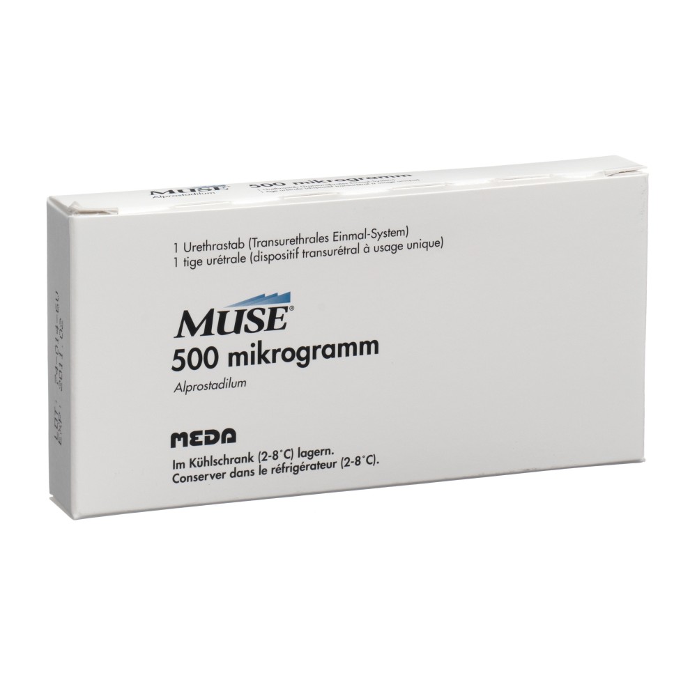 MUSE stylo urètre 500 mcg MUSE stylo urètre 500 mcg