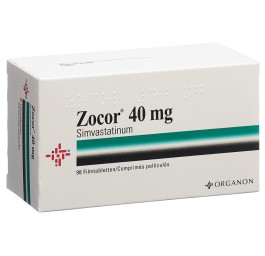 ZOCOR cpr pell 40 mg 98 pce