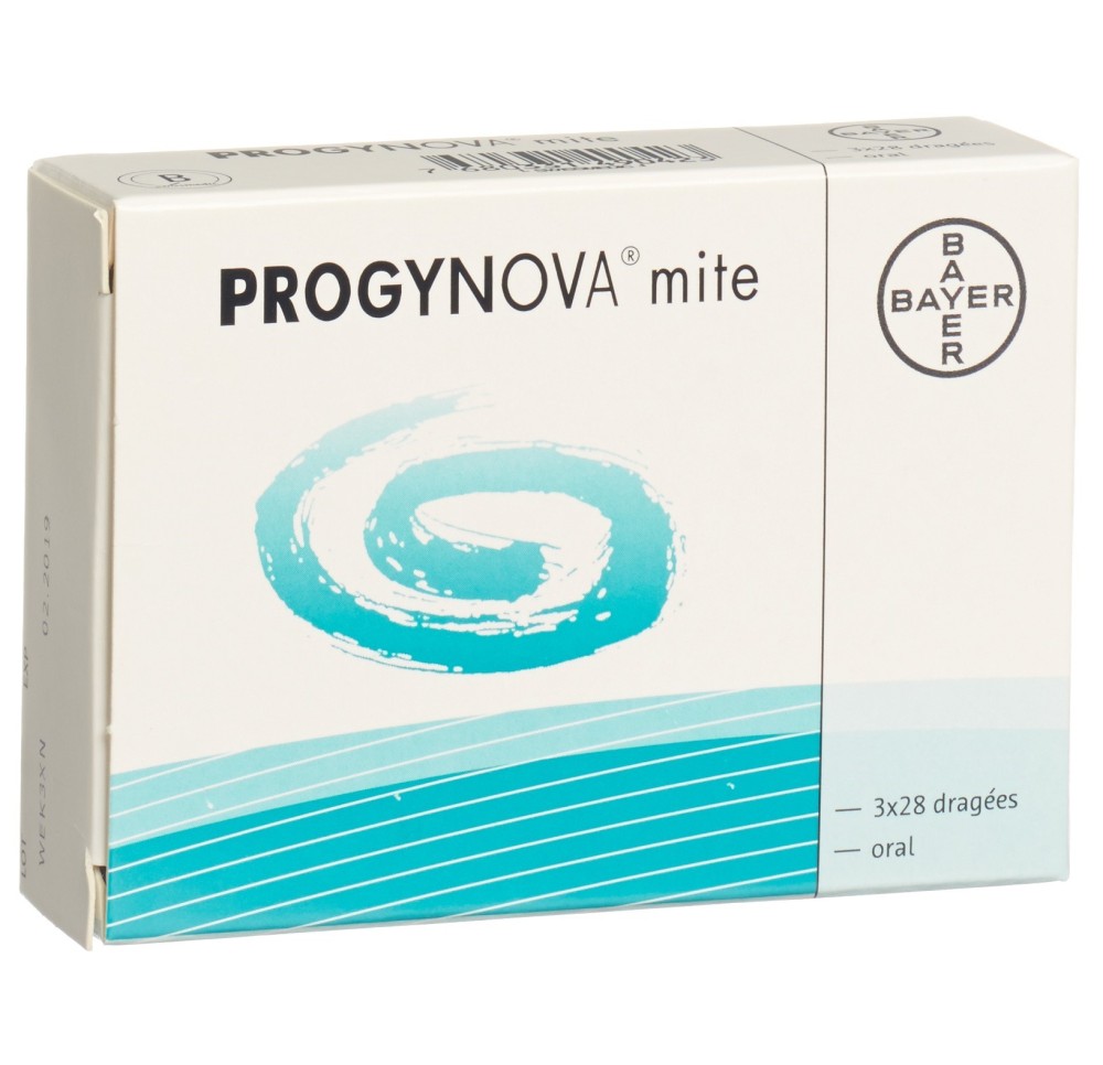 PROGYNOVA mite drag 1 mg 3 x 28 pce PROGYNOVA mite drag 1 mg 3 x 28 pce