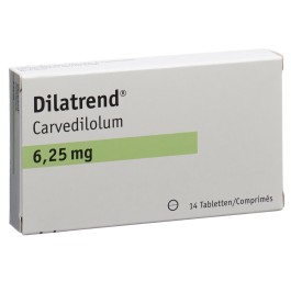 DILATREND cpr 6.25 mg 14 pce