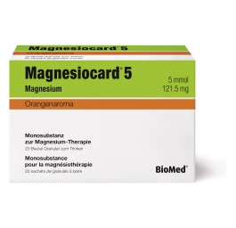 MAGNESIOCARD gran 5 mmol orange sach 20 pce