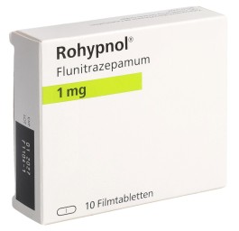 ROHYPNOL cpr pell 1 mg av colorant 10 pce