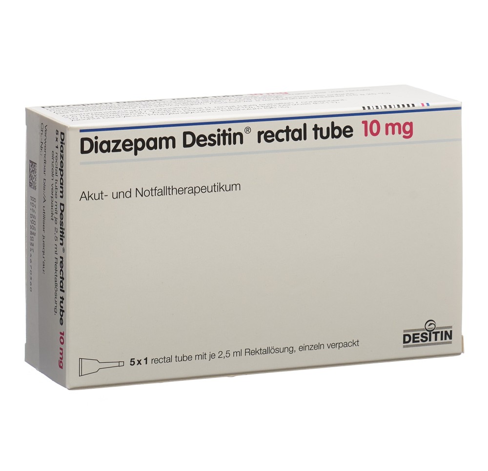 DIAZEPAM Desitin rectal tube 10 mg 5 x 2.5 ml DIAZEPAM Desitin rectal tube 10 mg 5 x 2.5 ml