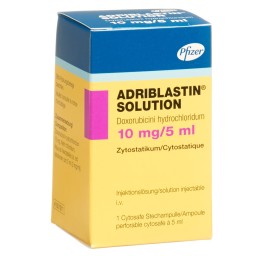 ADRIBLASTIN Solution 10 mg/5ml cytosafe 5 ml