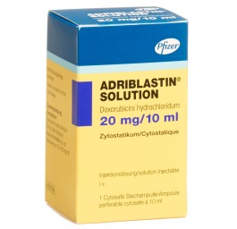 ADRIBLASTIN Solution 20 mg/10ml Cytosafe 10 ml