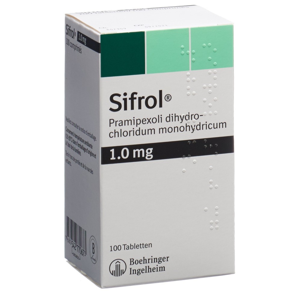 SIFROL cpr 1 mg 100 pce SIFROL cpr 1 mg 100 pce