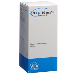 3TC sol buv 10 mg/ml s alcool fl 240 ml