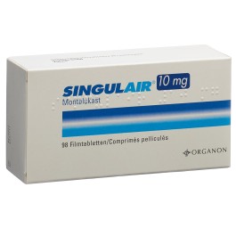 SINGULAIR cpr pell 10 mg 98 pce
