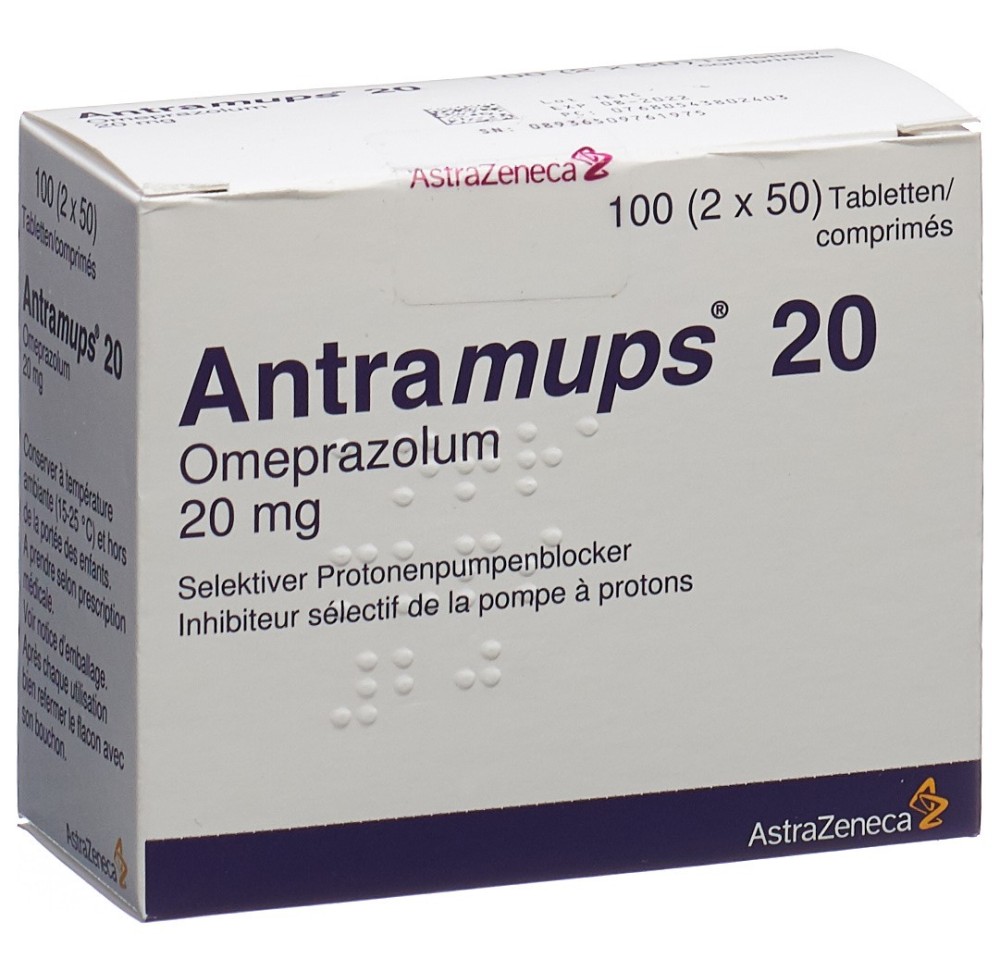 ANTRAMUPS cpr 20 mg bte 100 pce ANTRAMUPS cpr 20 mg bte 100 pce