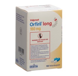 ORFIRIL long caps ret 150 mg bte 100 pce