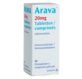 ARAVA cpr pell 20 mg bte 30 pce