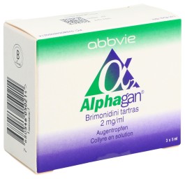 ALPHAGAN gtt opht 2 mg/ml 3 fl 5 ml