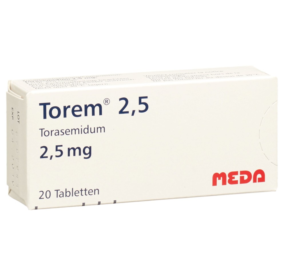 TOREM cpr 2.5 mg 20 pce TOREM cpr 2.5 mg 20 pce