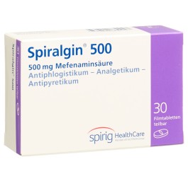 SPIRALGINE cpr pell 500 mg 30 pce