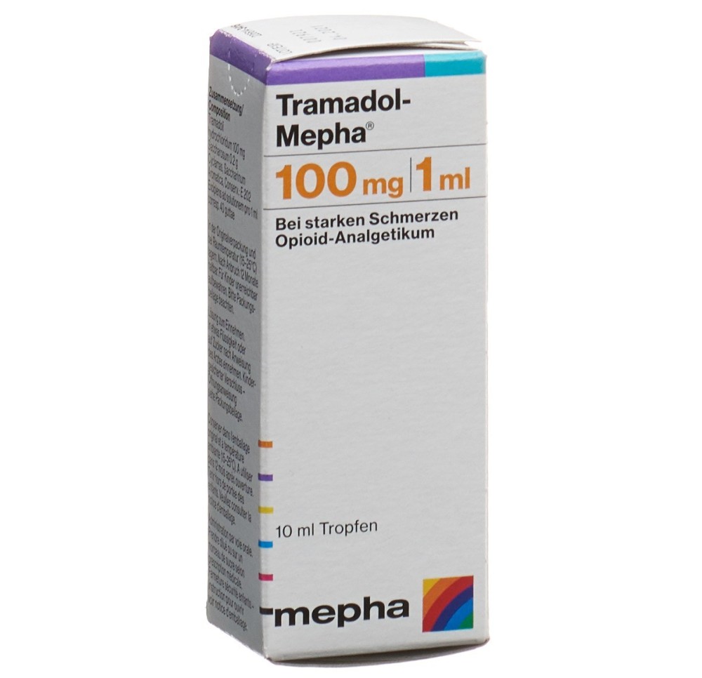 TRAMADOL Mepha gouttes 100 mg/ml fl 10 ml TRAMADOL Mepha gouttes 100 mg/ml fl 10 ml