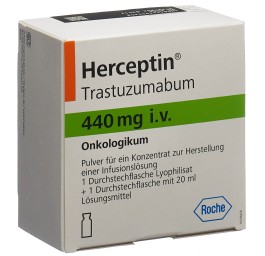 HERCEPTIN subst sèche 440 mg c solv amp