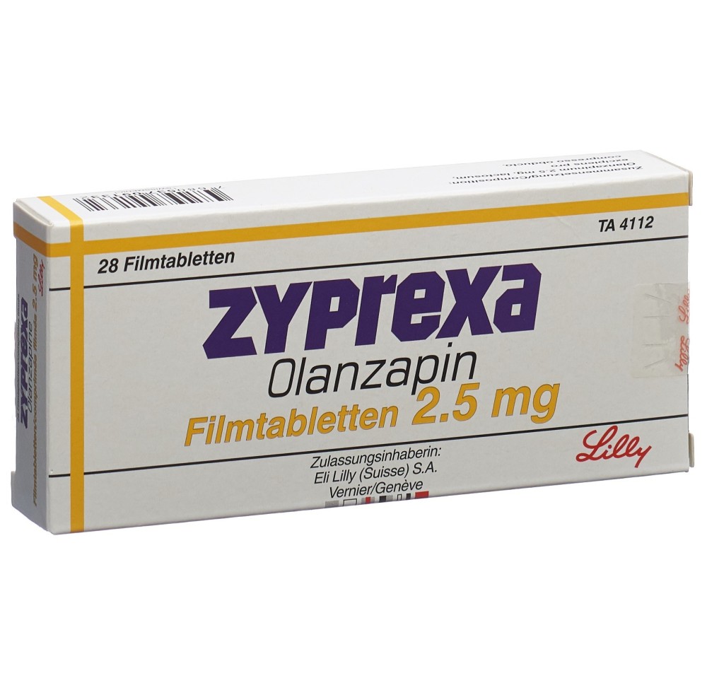 ZYPREXA cpr pell 2.5 mg 28 pce ZYPREXA cpr pell 2.5 mg 28 pce