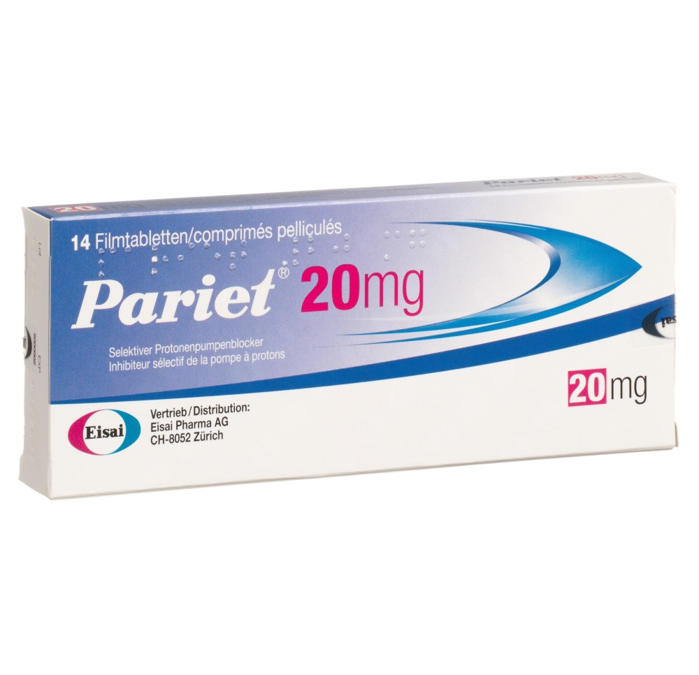 PARIET cpr pell 20 mg 14 pce