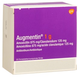 AUGMENTIN cpr pell 1 g adult 20 pce