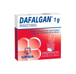 DAFALGAN cpr eff 1 g 20 pce