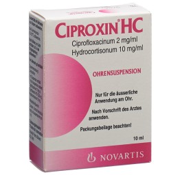 CIPROXIN HC susp auric fl 10 ml
