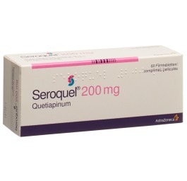 SEROQUEL cpr pell 200 mg 60 pce