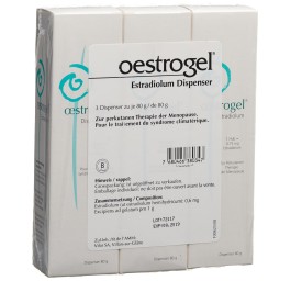 OESTROGEL gel dispenser 3 x 80 g