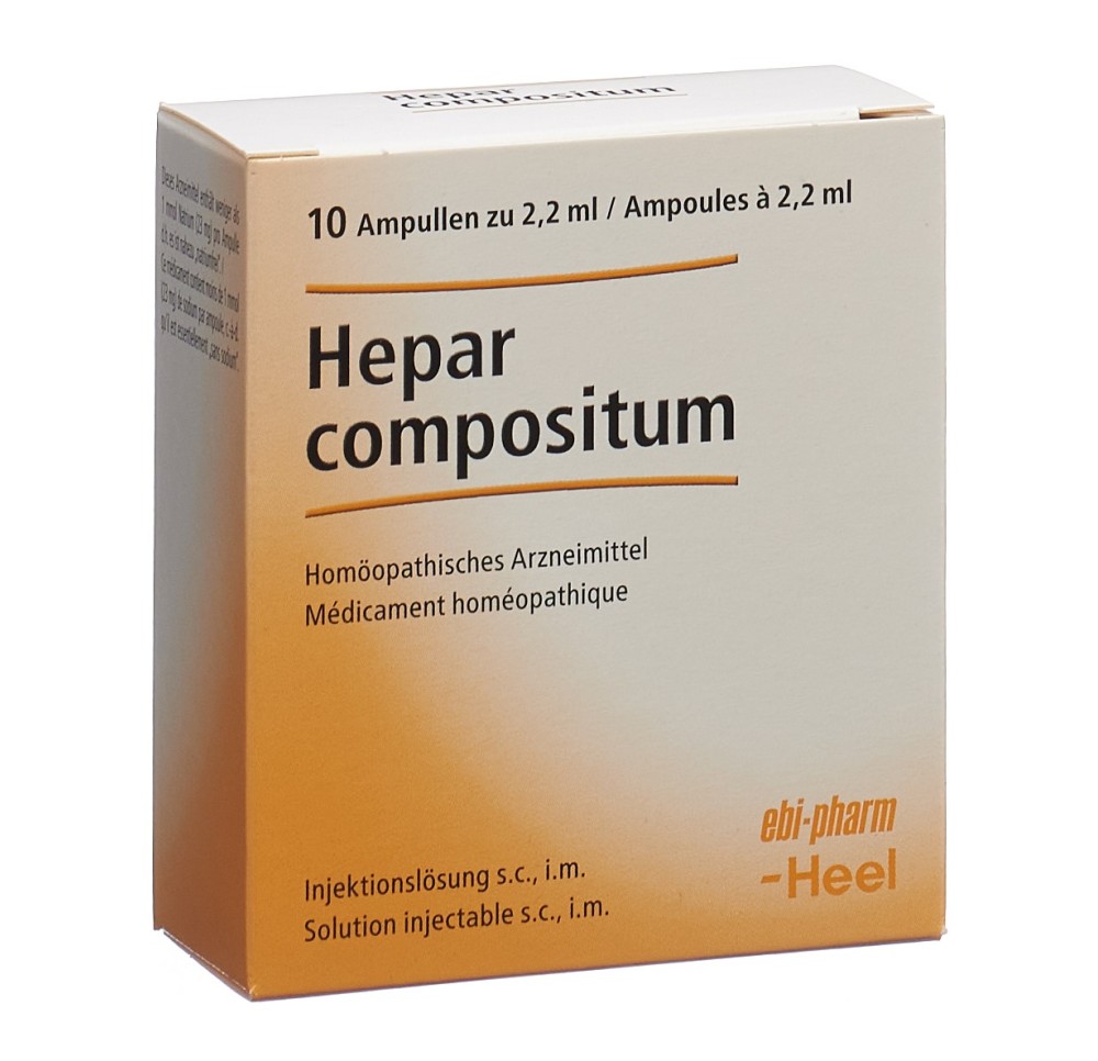 HEPAR COMP Heel sol inj 10 amp 2.2 ml HEPAR COMP Heel sol inj 10 amp 2.2 ml