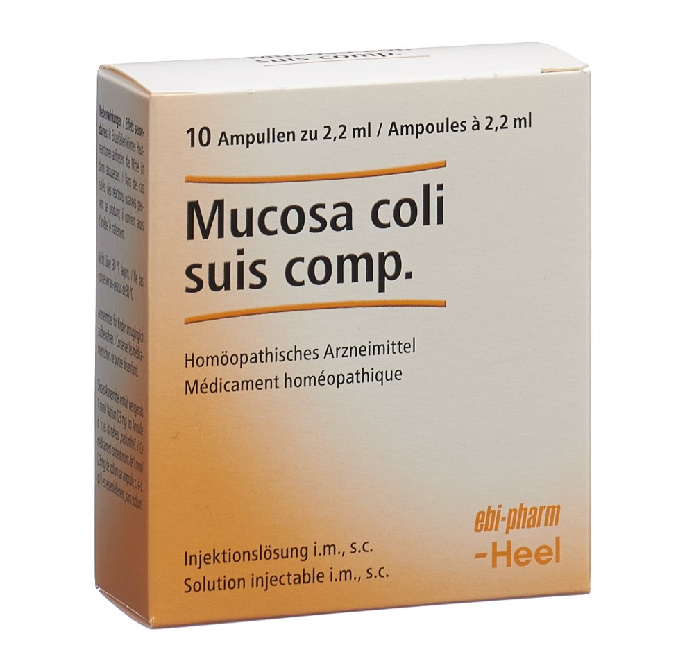 MUCOSA COLI SUIS comp sol inj 10 amp 2.2 ml MUCOSA COLI SUIS comp sol inj 10 amp 2.2 ml