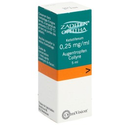 ZADITEN Ophtha gtt opht fl 5 ml