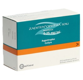 ZADITEN Ophtha SDU gtt opht 20 monodos 0.4 ml