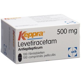 KEPPRA cpr pell 500 mg 100 pce