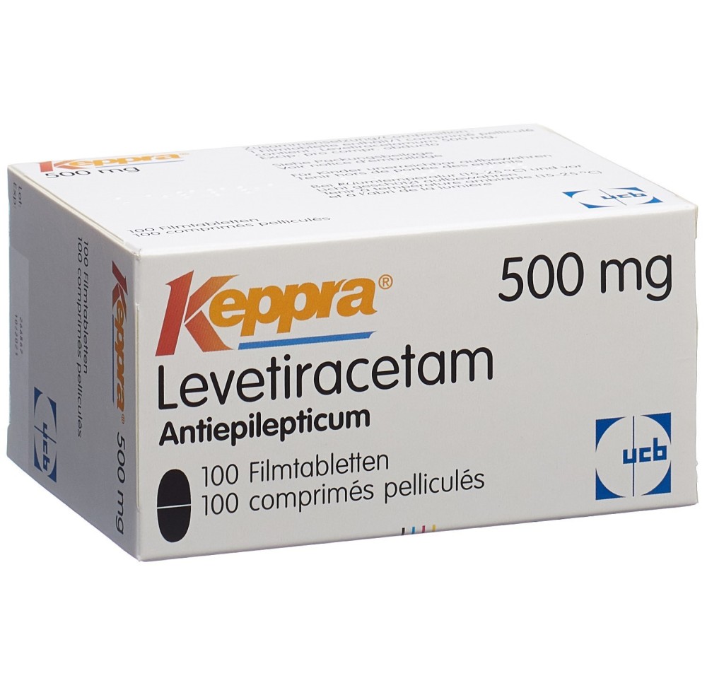 KEPPRA cpr pell 500 mg 100 pce KEPPRA cpr pell 500 mg 100 pce