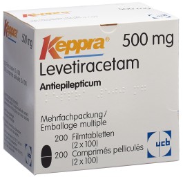 KEPPRA cpr pell 500 mg 2 x 100 pce