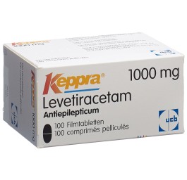 KEPPRA cpr pell 1000 mg 100 pce